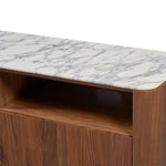 Arabescato Carrara Marble / Walnut