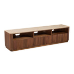 Travertine / Walnut
