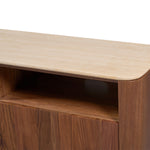 Travertine / Walnut