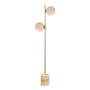 Hugo Marble Floor Lamp - Travertine
