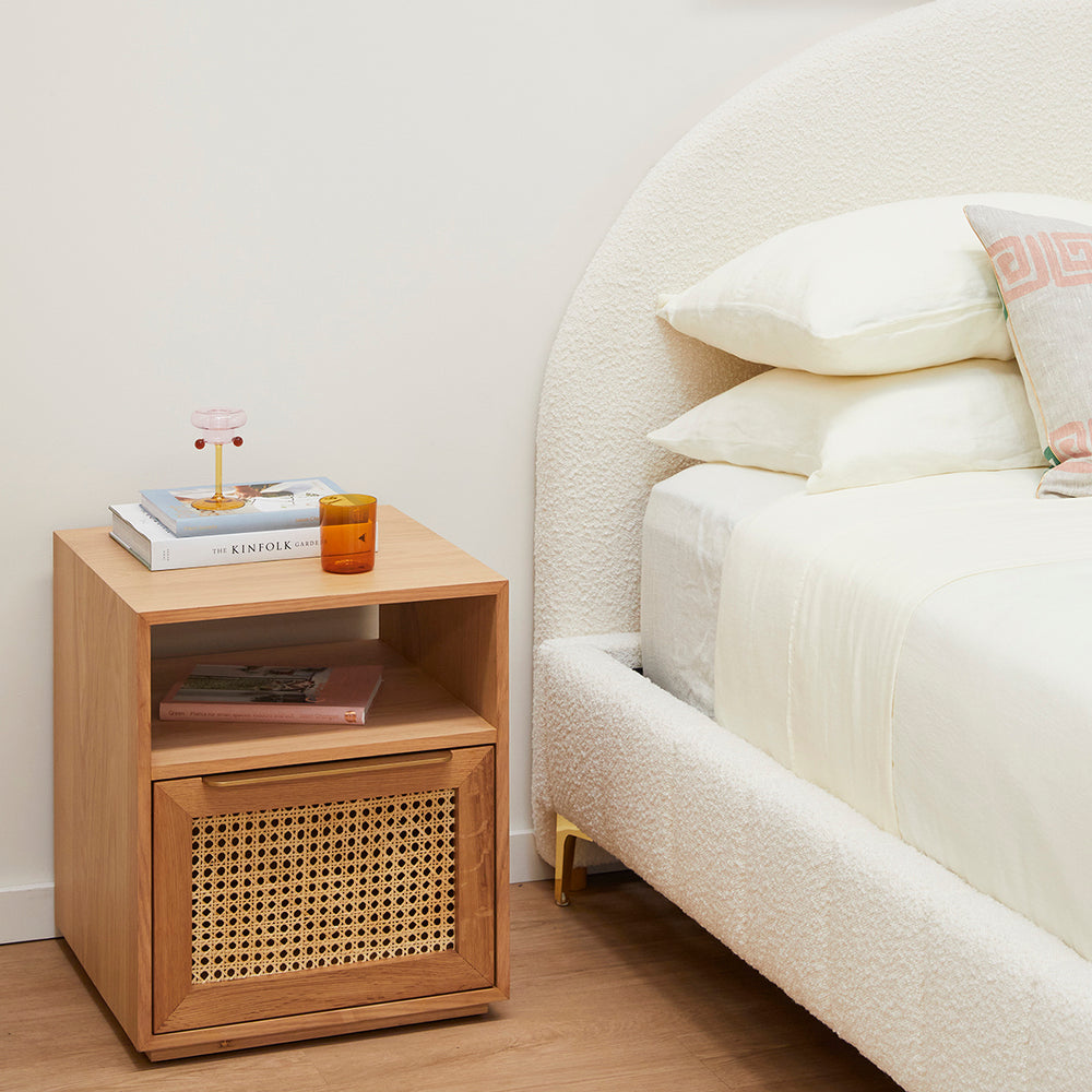 Harlo Boucle King Single Bed Head