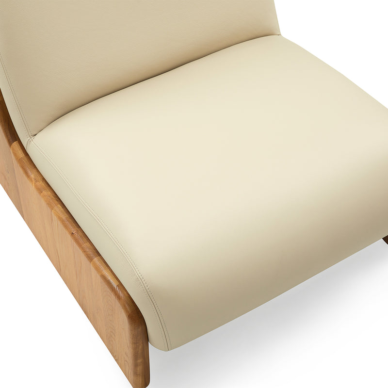 Almond Leather / Oak