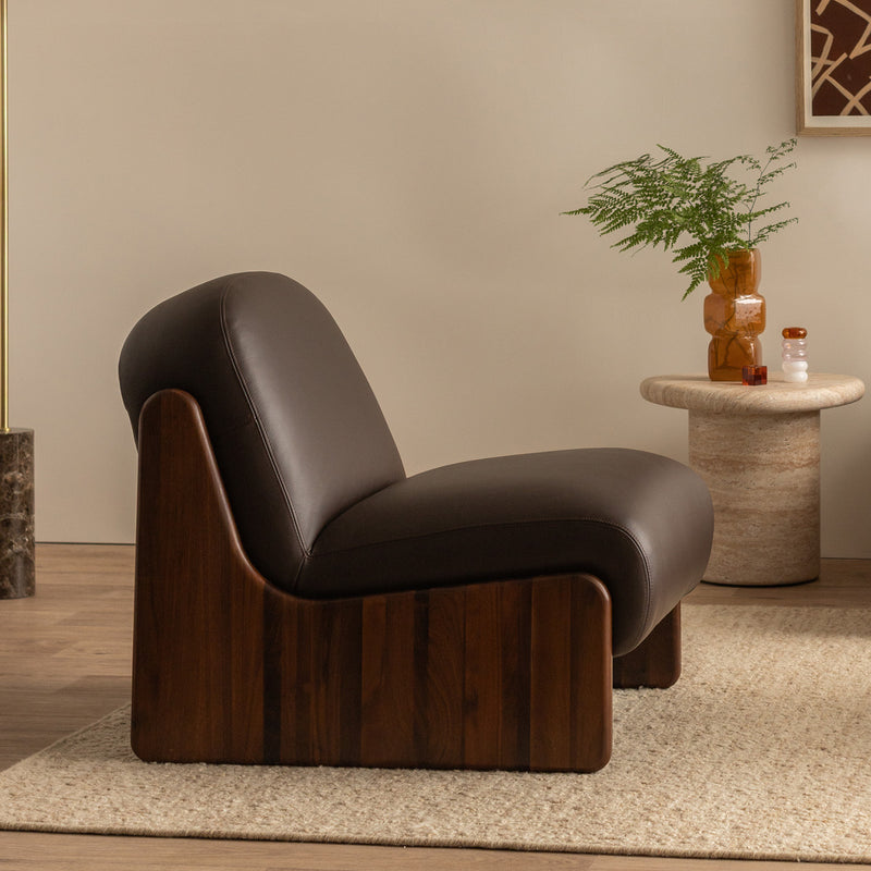Chocolate Leather / Walnut