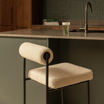Mateo Boucle Bar Stool