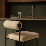 Mateo Boucle Bar Stool