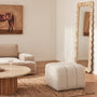 Amelia Boucle Ottoman - Sand
