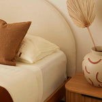 Harlo Boucle Double Bed Head