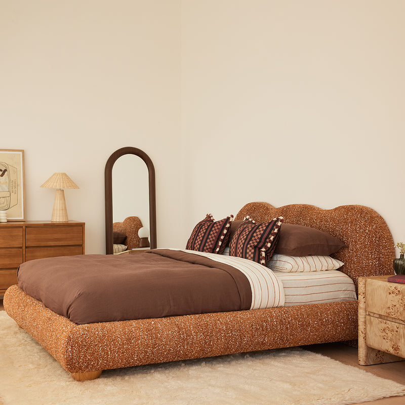 Terracotta Mixed Boucle