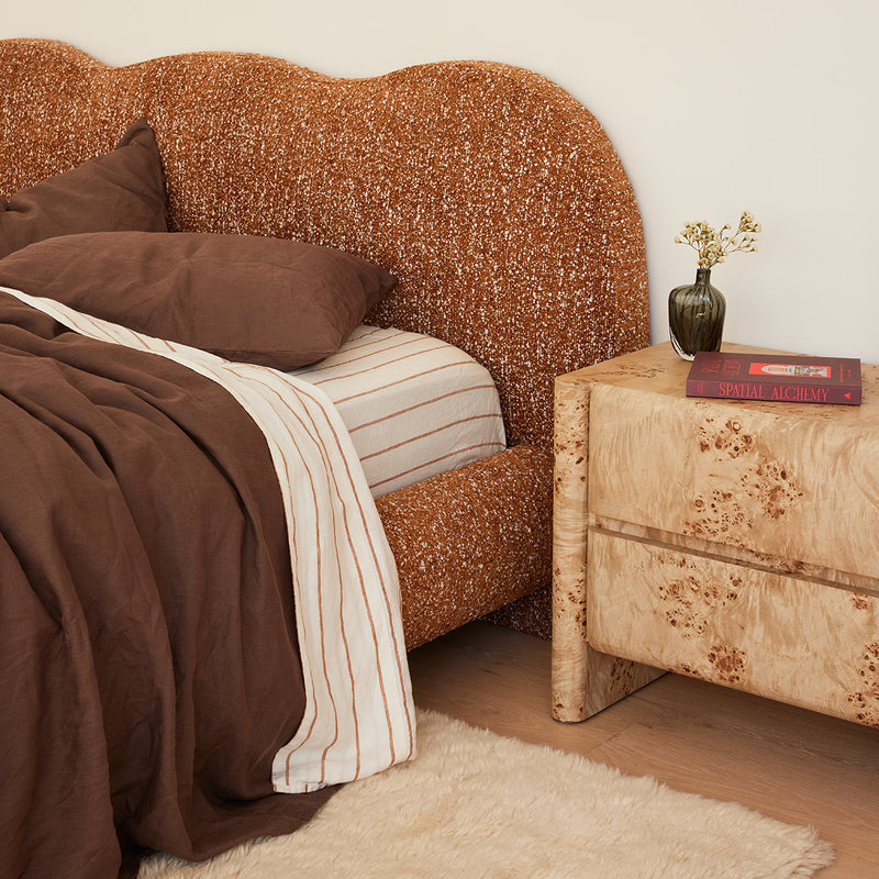Terracotta Mixed Boucle