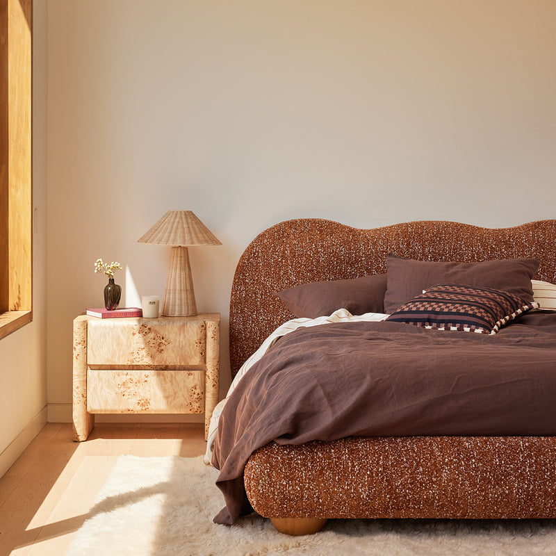 Terracotta Mixed Boucle