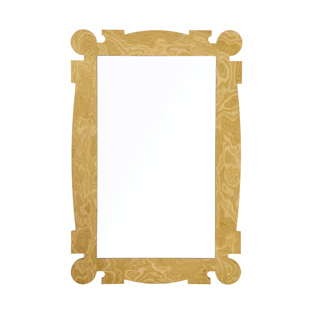 Nikita Textured Oak Wall Mirror