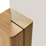 Block Floor Mirror (Oak)