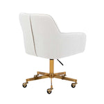 White / Brushed Gold