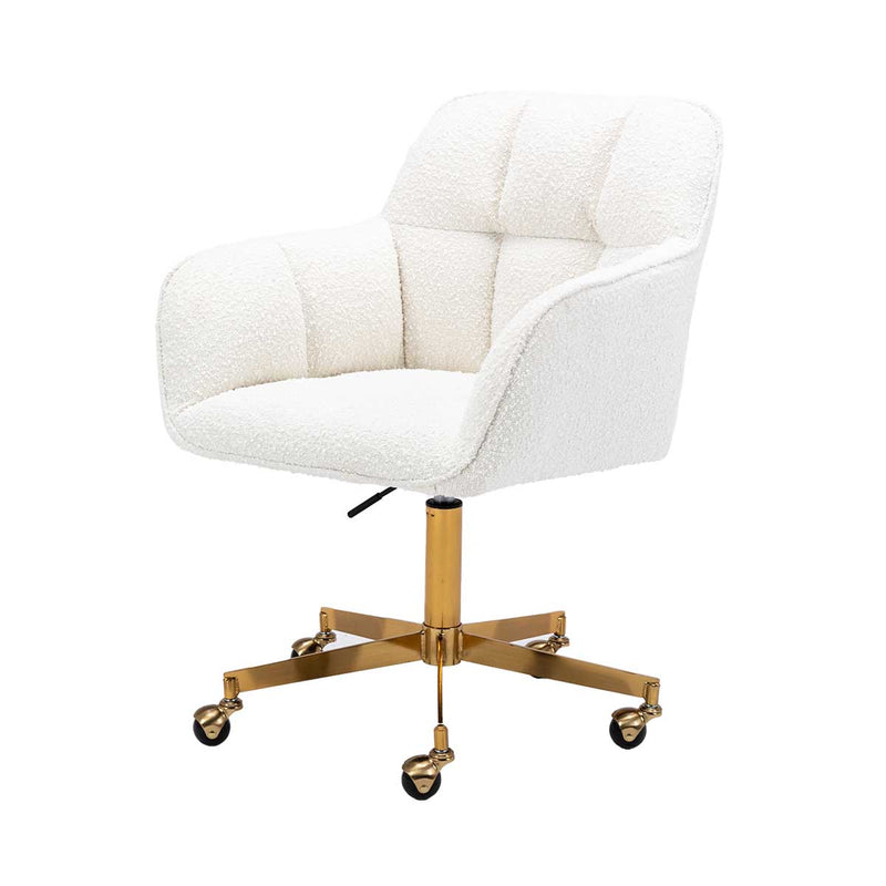 White / Brushed Gold