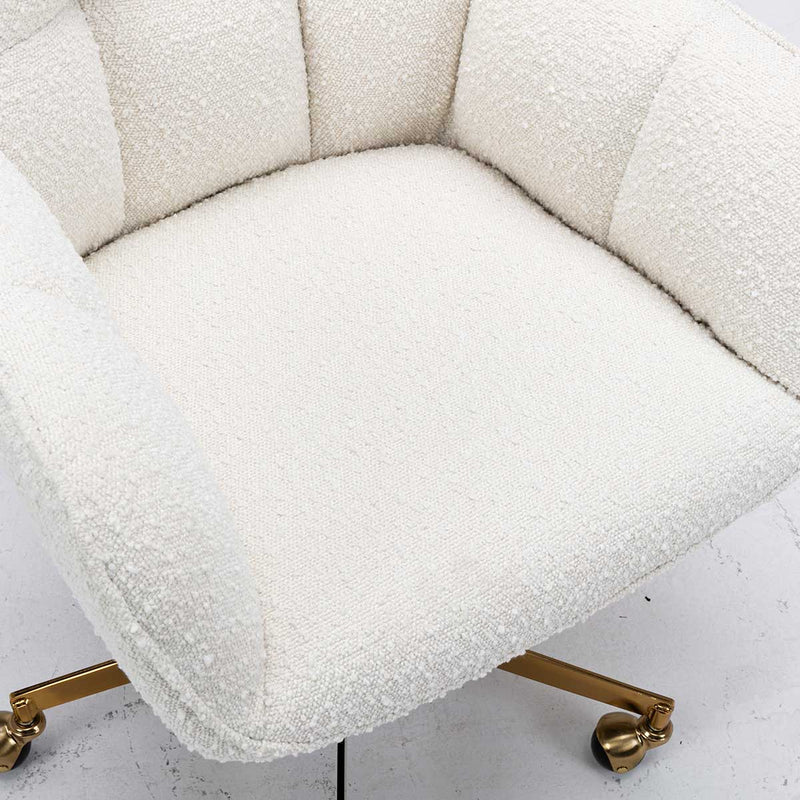 White / Brushed Gold
