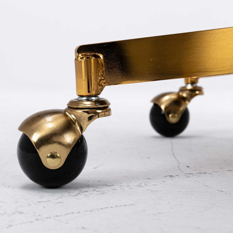 White / Brushed Gold