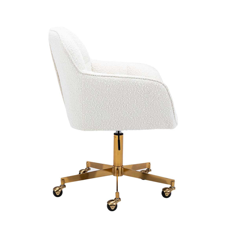 White / Brushed Gold