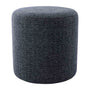 Juliette Fabric Ottoman (40cm) - Charcoal