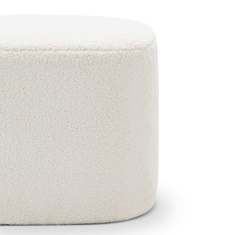 Ayla Boucle Rectangle Ottoman