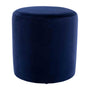 Juliette Velvet Ottoman (40cm) - Navy