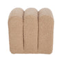 Naomi Fur Ottoman - Nude