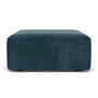 Dane Footrest - Danny Dust Blue Textured Weave