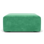 Dane Footrest - Moss Grass Green Fabric