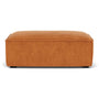 Daphne Footrest - Danny Amber Textured Weave