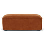 Daphne Footrest - Moss Rust Fabric