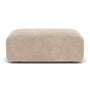 Hailey Footrest - Danny Cream Textured Weave