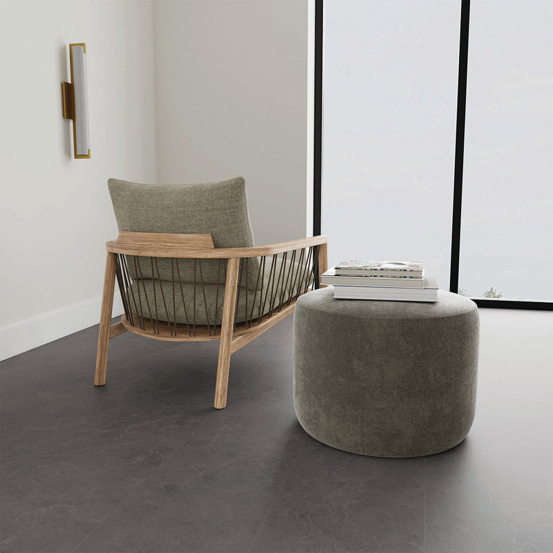 Planet Grey Green Fabric