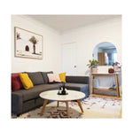 Oia White Marble Console Table