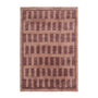 Tasman Washable Wool Fine Cut Pile Rug - Puce Pink / 1.6 x 2.3m