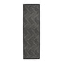 York Runner Rug (Black/Gold) - 0.8 x 3m