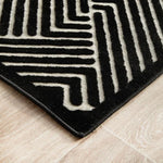 York Runner Rug (Black/Gold)