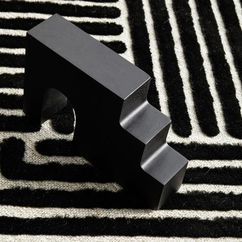 York Runner Rug (Black/Gold)