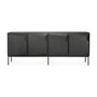 Stairs 4 Door Sideboard - Black