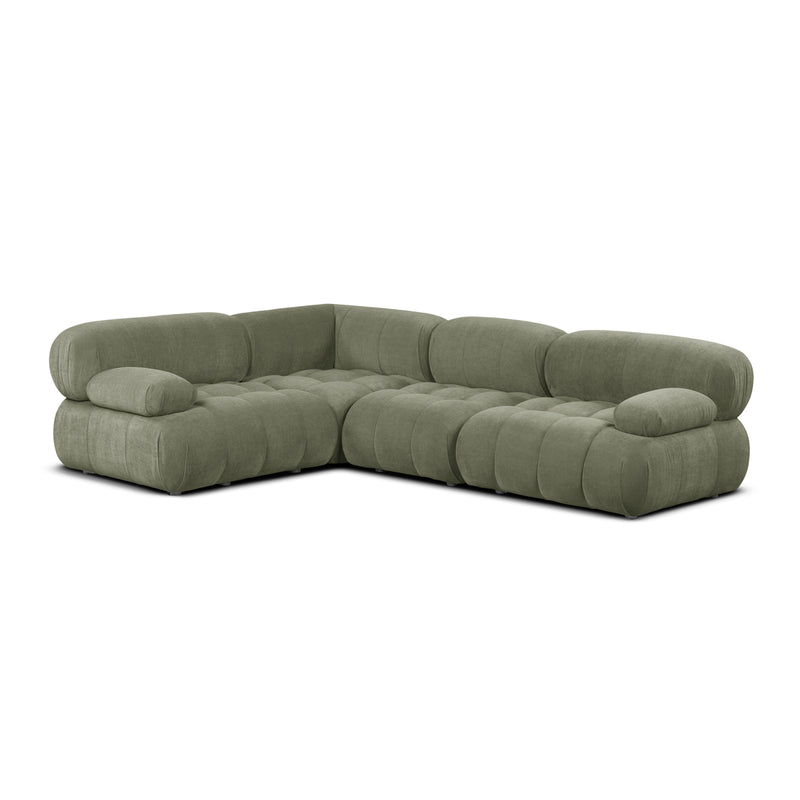 Olive Textured Velvet