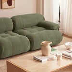 Olive Textured Velvet
