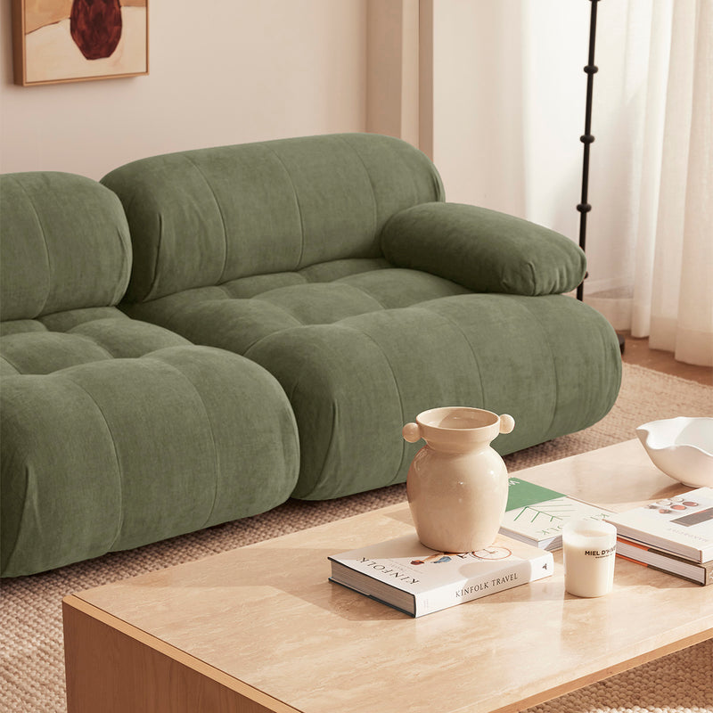 Olive Textured Velvet