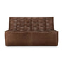 N701 2 Seater Modular Sofa - Chestnut