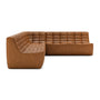 N701 5 Seater Modular Corner Sofa - Old Saddle