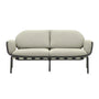 Joncols Outdoor 2 Seat Sofa - Beige / Aluminum Graphite