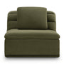 Float 1.5 Seat Armless Modular Piece - Malibu Matcha