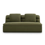 Float 3 Seat Armless Modular Piece - Malibu Matcha