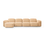 Muse 4 Seat LAF Chaise Sofa - Malibu Dune