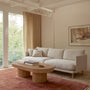 Zephyr 3.5 Seater Sofa (Byron) - Byron Oyster