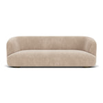 Danny Cream Textured Weave / Dark Walnut