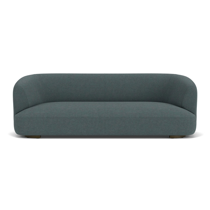 Form Blue Grey Fabric / Dark Walnut