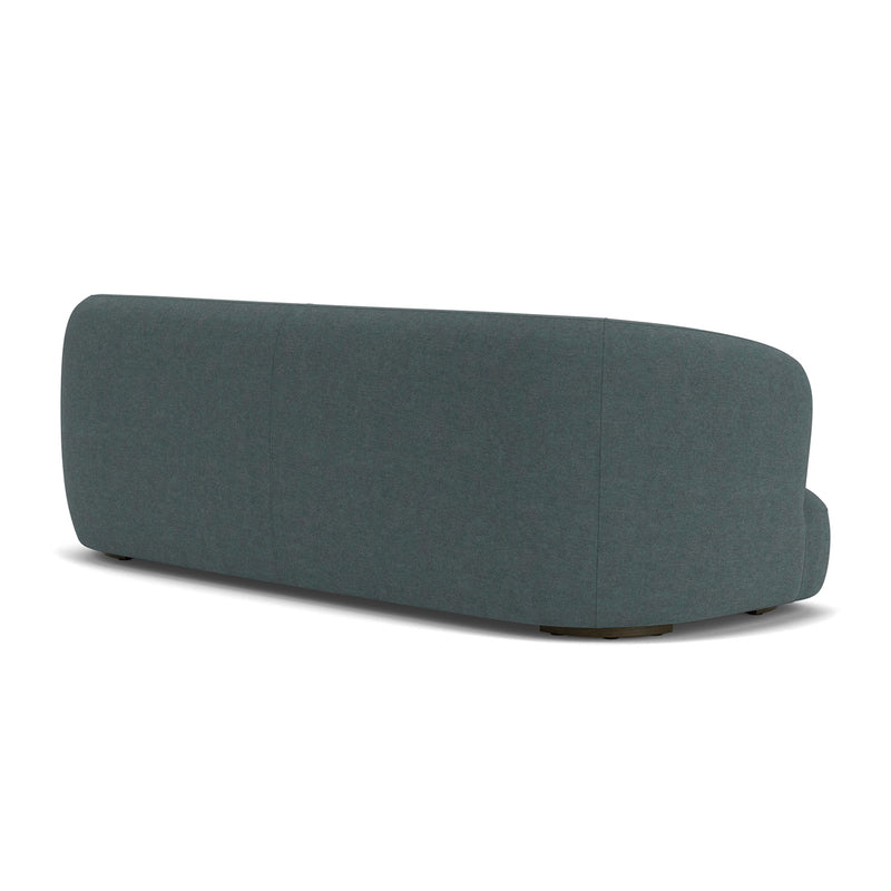 Form Blue Grey Fabric / Dark Walnut